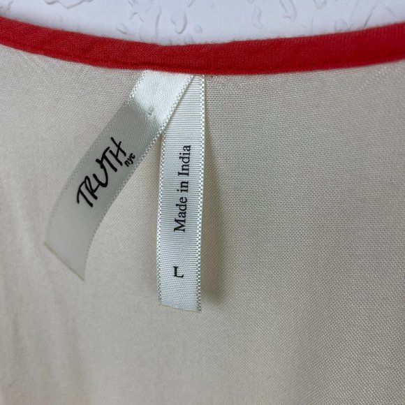 TRUTH NYC Womens L Embroidered Southwest Design Spaghetti Strap Raceback Romper - Picture 7 of 8